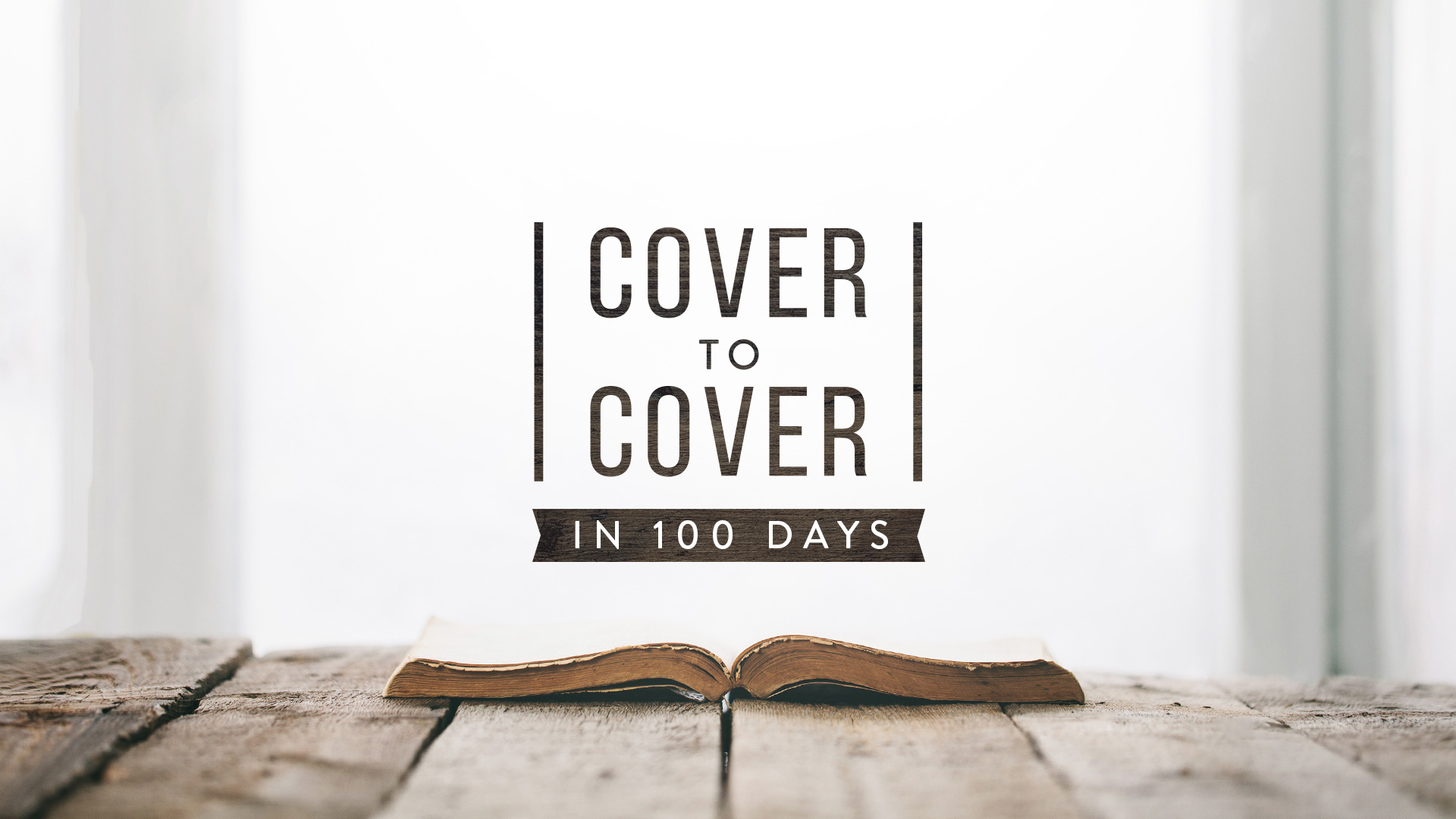 Are you ready to embark on a spectacular journey? Have you ever wanted to read the Bible from beginning to end? Have you been longing to anchor yourself in God’s promises in the midst of this season of turmoil in our world? Join us as we read the Bible from cover to cover in 100 days.
